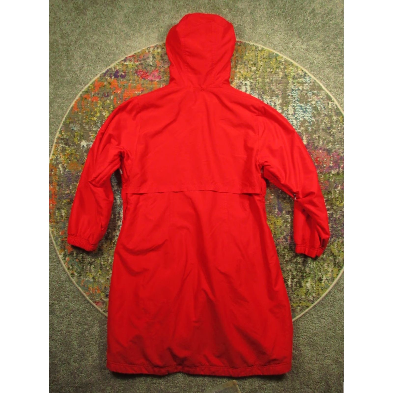 Vintage TYR Top Jacket Parka Hoodie Adult Small Red Fleece Lined Hooded Oversized Royal Sports Mens Size US S / EU 44-46 / 1 - 2 Thumbnail