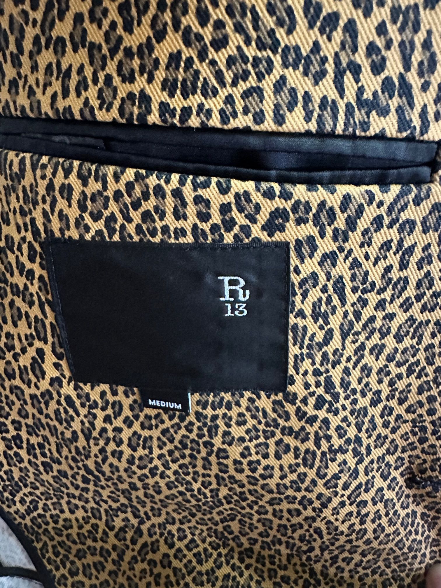 R13 [FINAL PRICE] R13 Leopard Blazer Size US M / EU 48-50 / 2 - 7 Thumbnail