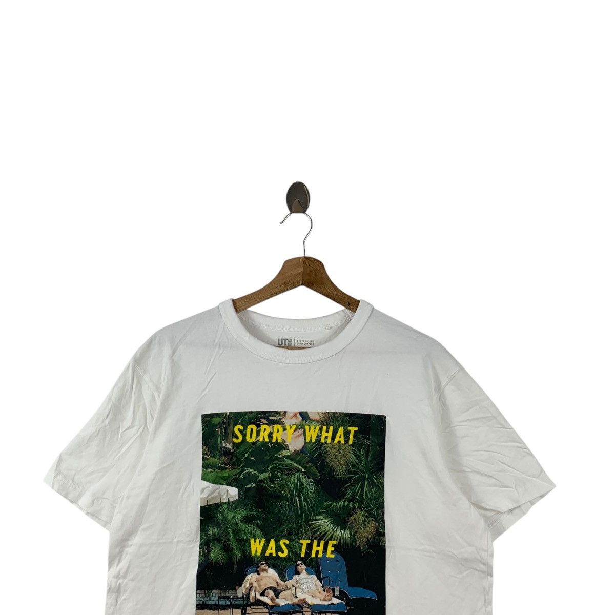 Uniqlo SOFIA COPPOLA x UNIQLO The Bling Ring Sorry Question Tee Size XL / US 12-14 / IT 48-50 - 2 Thumbnail