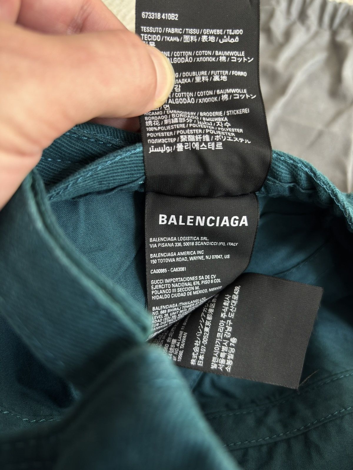 Balenciaga Balenciaga logo petrol blue distressed baseball cap Size ONE SIZE - 10 Thumbnail