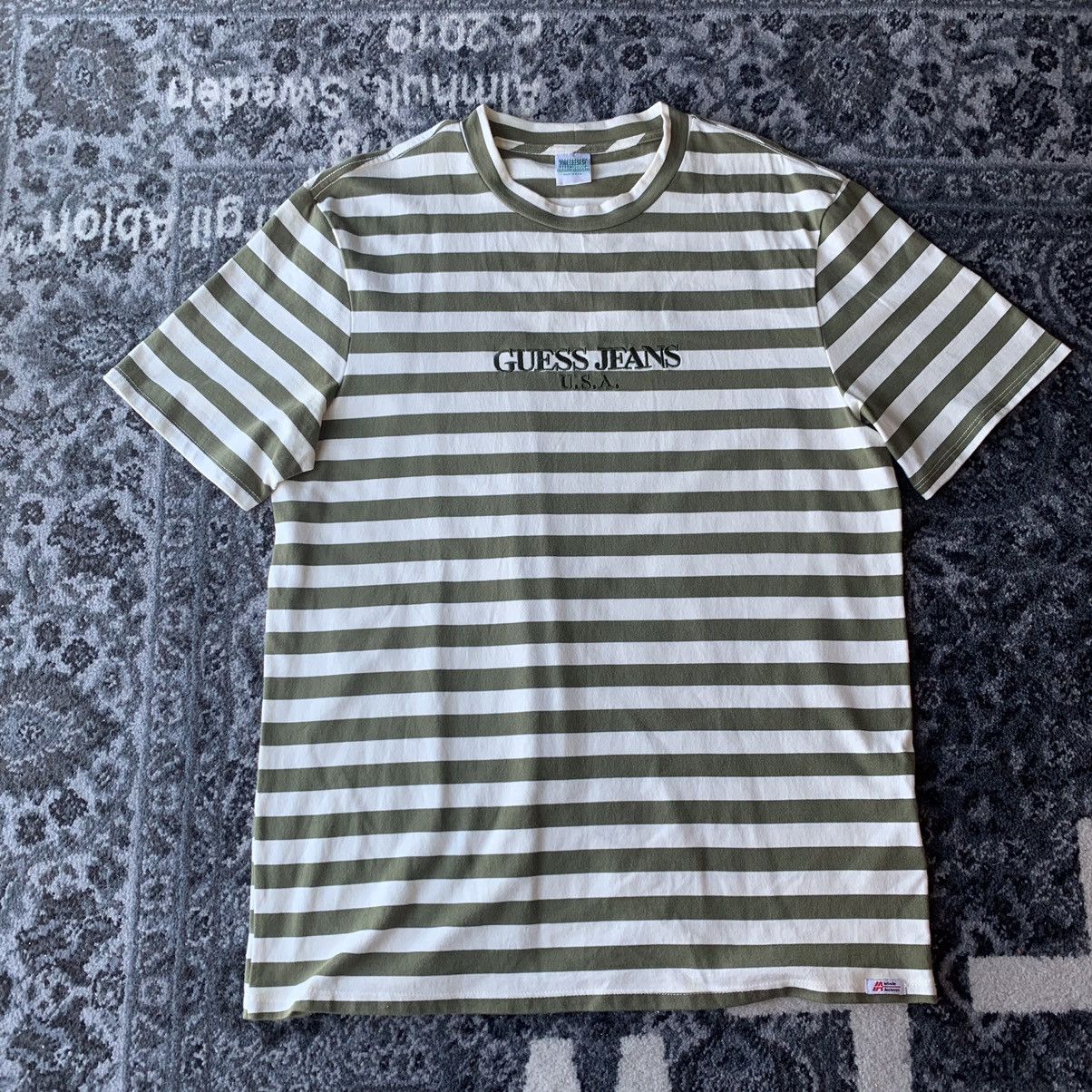 Guess × Infinite Archives Guess x Infinite Archive Stripe T-Shirt Size US L / EU 52-54 / 3 - 1 Thumbnail