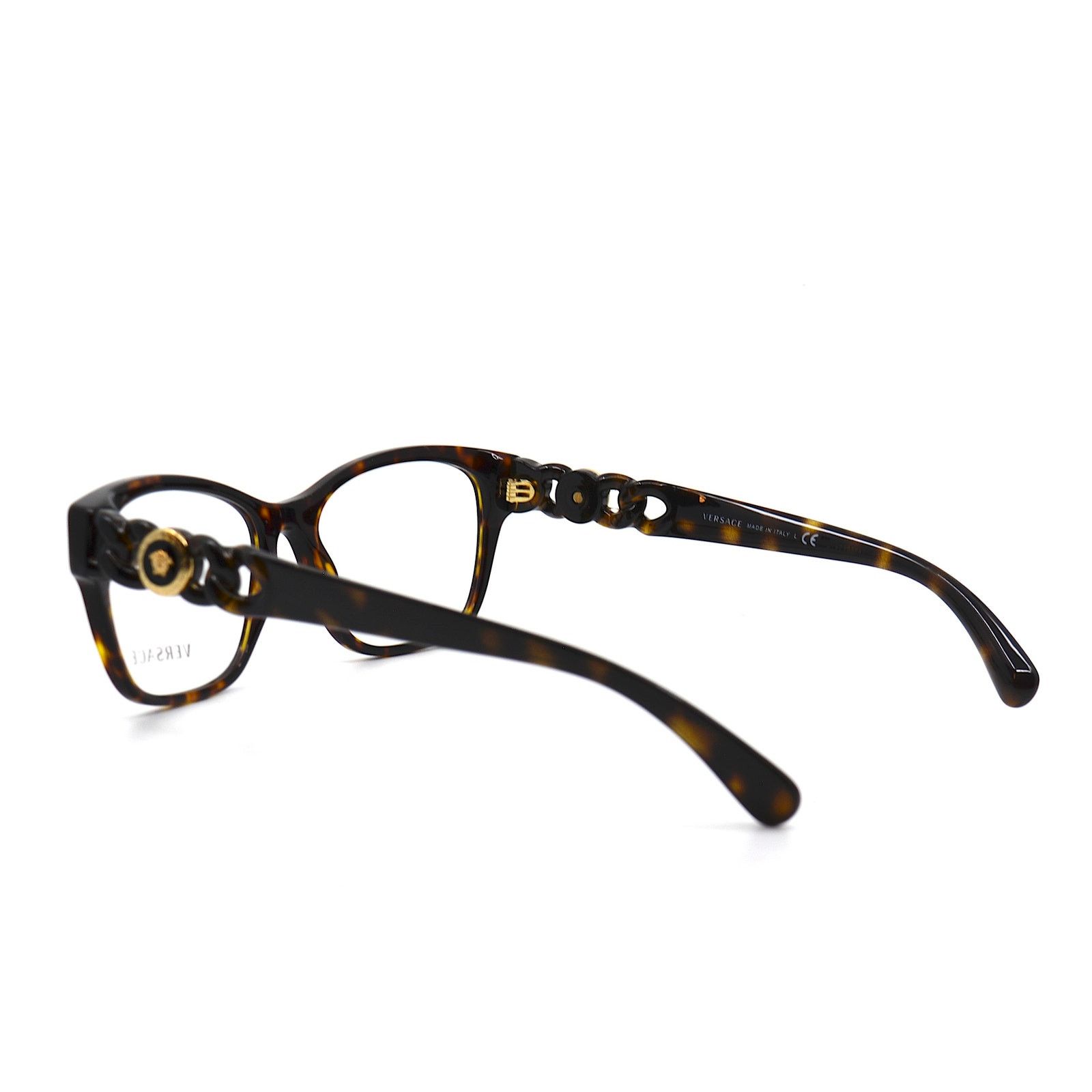 Versace NEW VERSACE VE3306 108 HAVANA AUTHENTIC EYEGLASSES FRAME Size ONE SIZE - 6 Thumbnail
