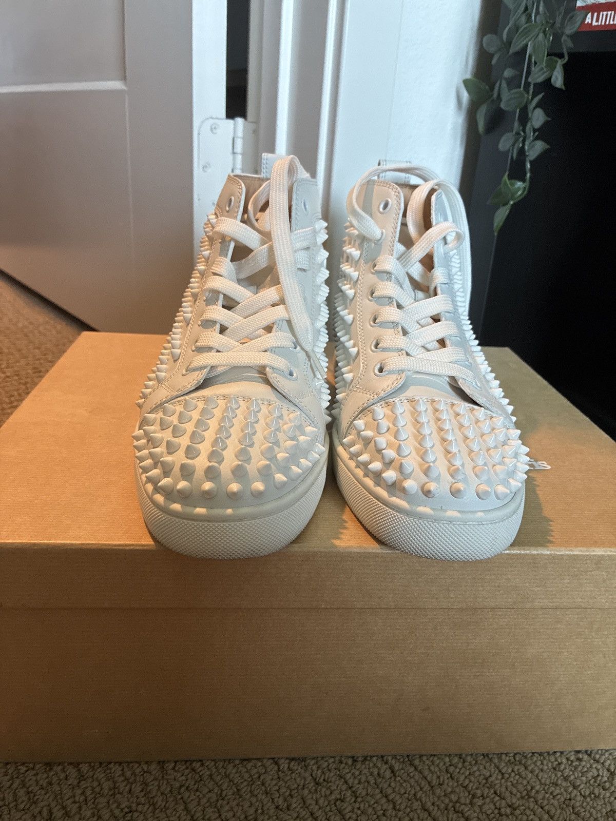 Christian Louboutin Louis Flat Calf/Spikes sneakers Size US 6 / EU 39 - 3 Thumbnail