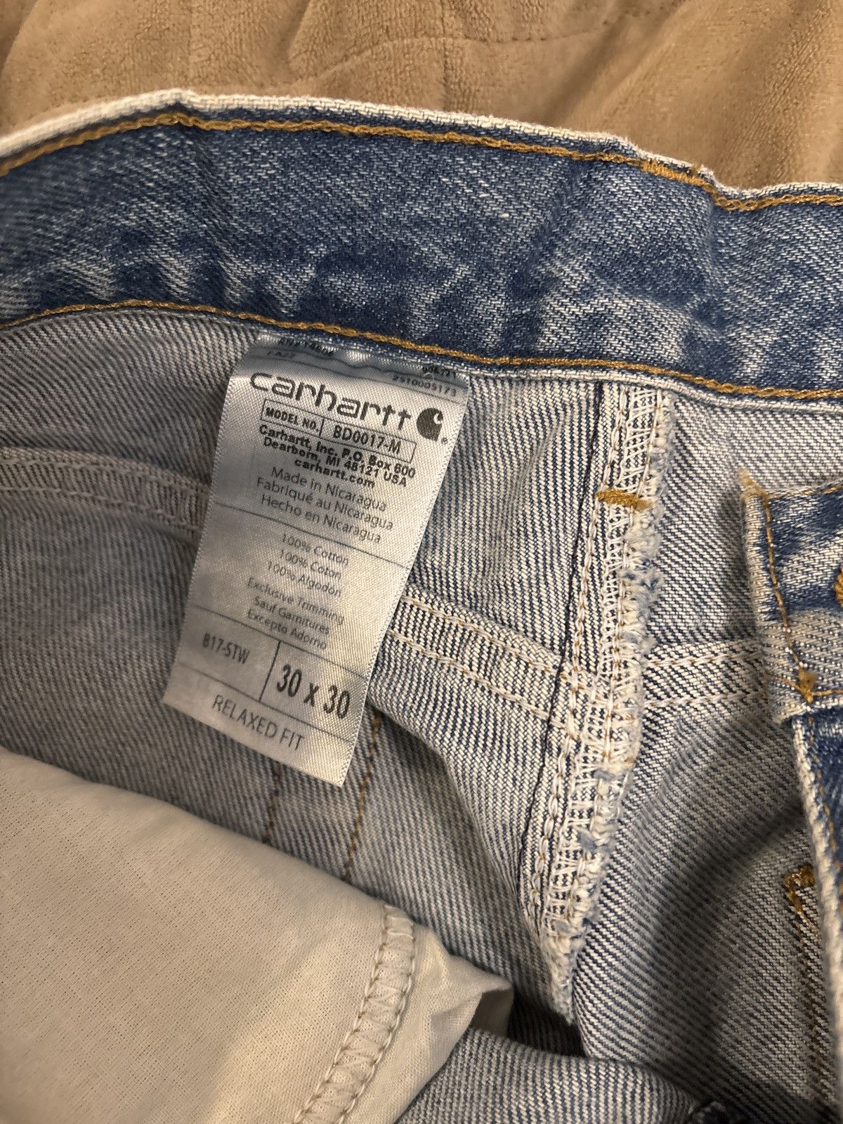 Carhartt Blue carhartt jeans Size US 30 / EU 46 - 3 Thumbnail