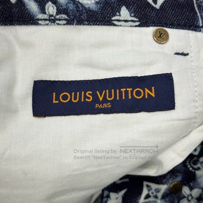 Louis Vuitton Louis Vuitton Tie-dyed cashew denim shorts Size US 30 / EU 46 - 6 Thumbnail