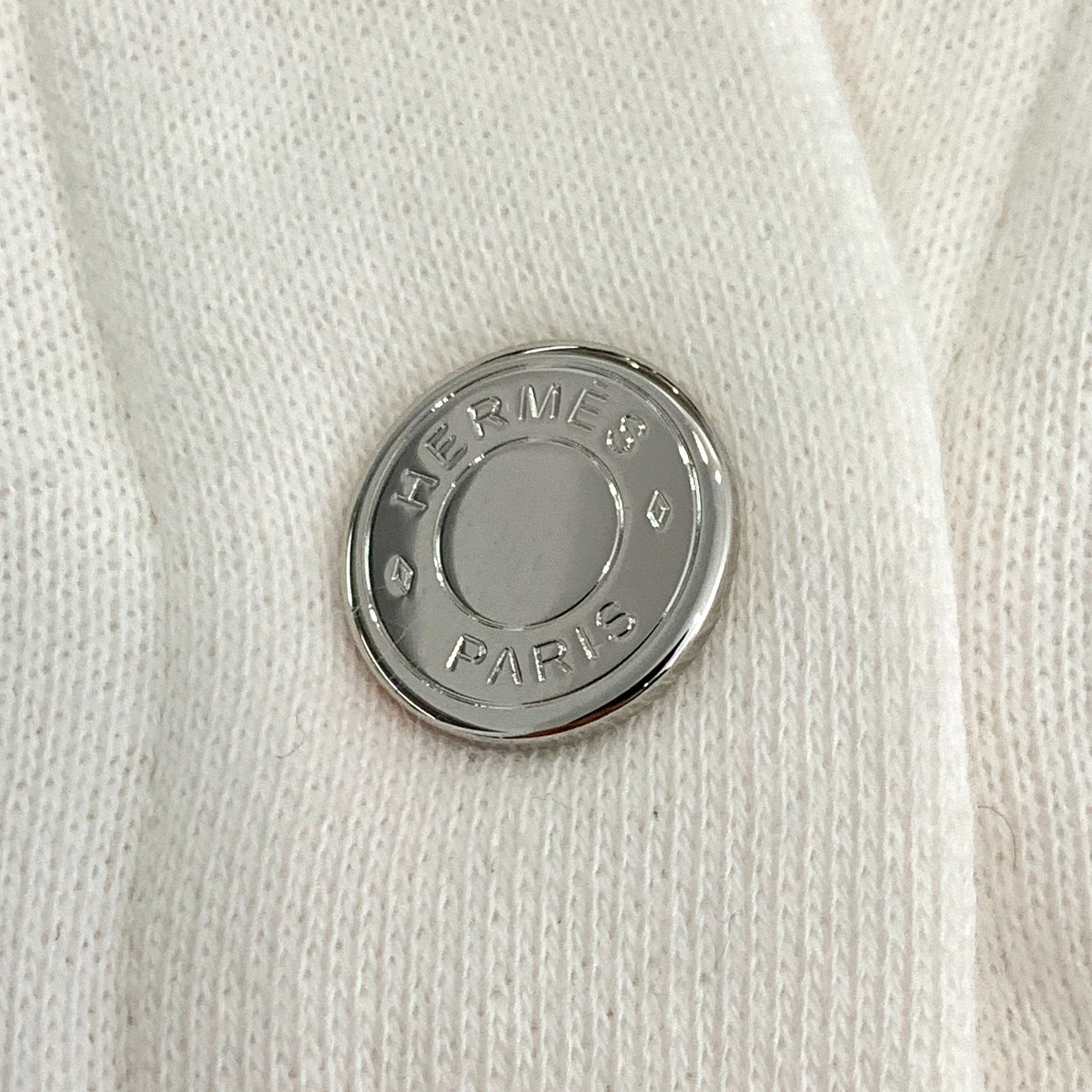 Hermes Hermès White Lantern Print Cotton Stand Collar Zip-Up Jacket Size XXS / US 00 / IT 34 - 4 Thumbnail