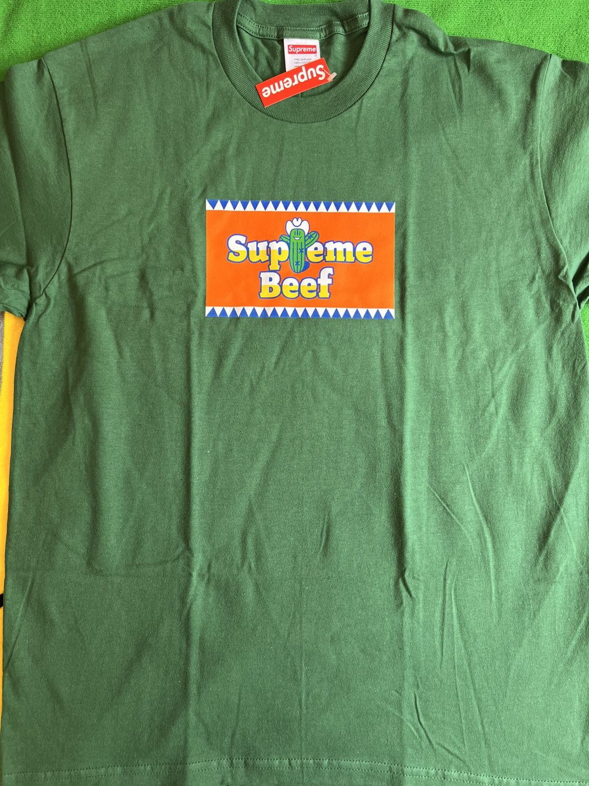 Supreme XXL Supreme Beef Tee photo 2025 western beef light pine Size US XXL / EU 58 / 5 - 10 Thumbnail