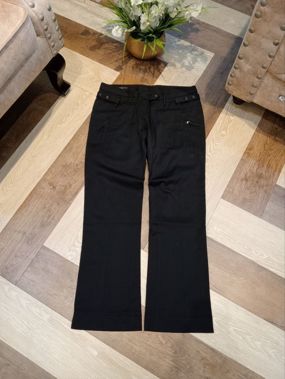 Neil Barrett NEIL BARRETT BLACK WOMEN SUIT TROUSER PANTS Size 32" / US 10 / IT 46 - 1 Thumbnail