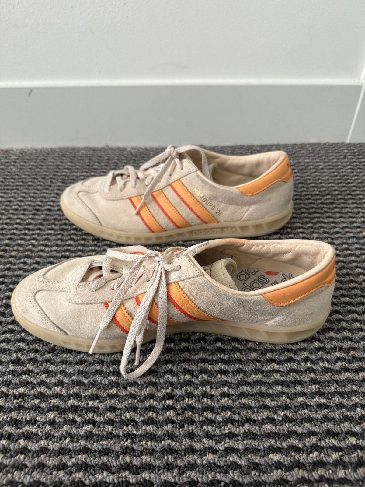 Adidas Adidas Hamburg Crystal Sand Hazy Orange Sneakers 8.5 Men Size US 8.5 / EU 41-42 - 4 Thumbnail
