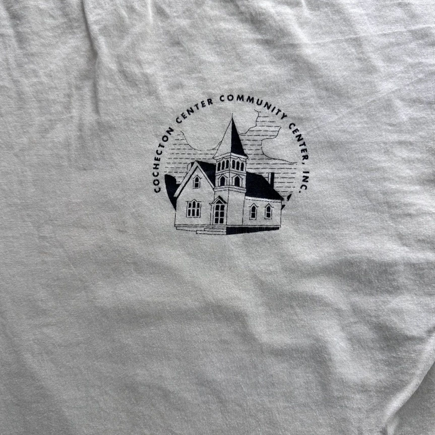 Other VINTAGE Cochecton Center Community Center Shirt Mens Medium White Graphic Tee Crewneck Size US M / EU 48-50 / 2 - 2 Thumbnail