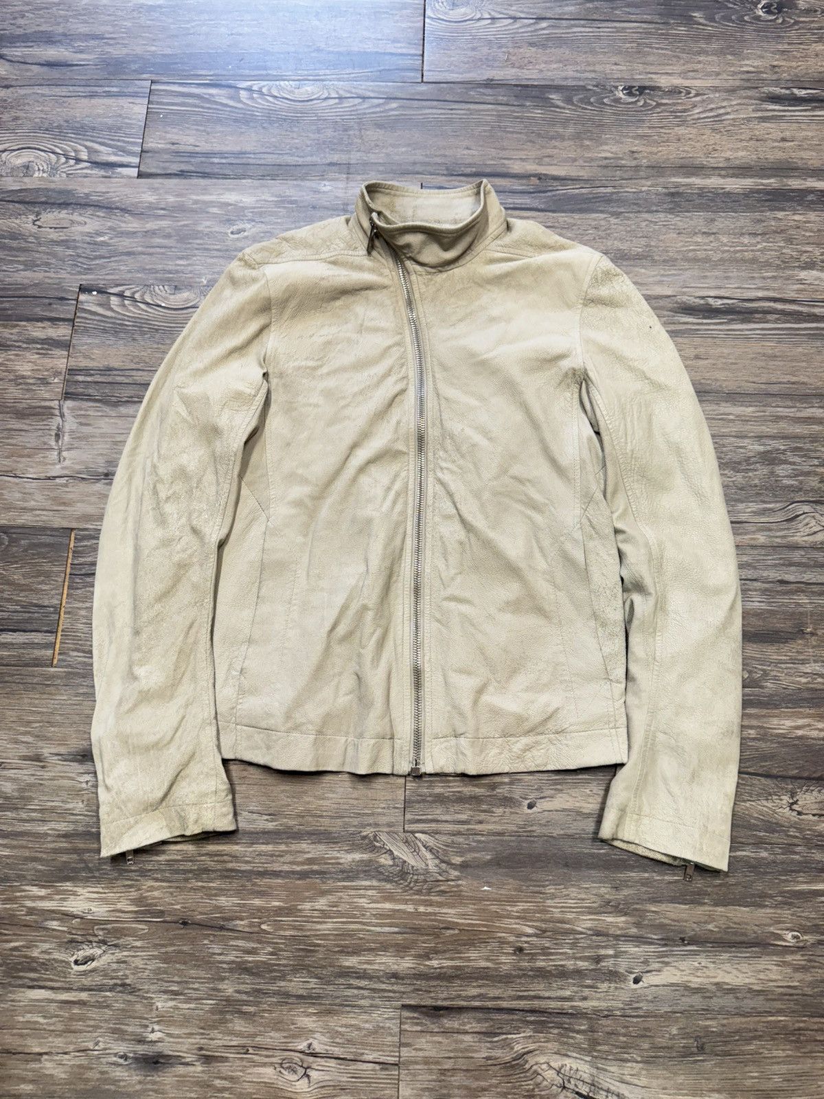 Rick Owens Rick Owens AW2013’ Mollino Lamb Leather Jacket Size US M / EU 48-50 / 2 - 1 Thumbnail