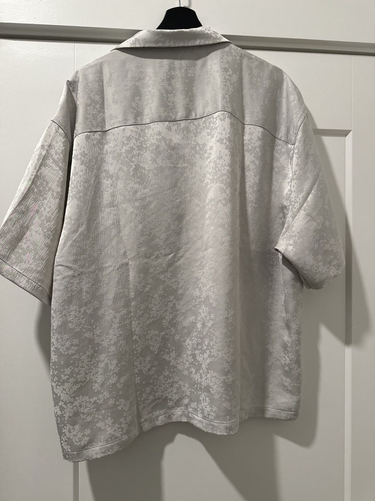 Abercrombie & Fitch Camp Collar Cropped Jacquard Shirt Size US XXL / EU 58 / 5 - 4 Thumbnail