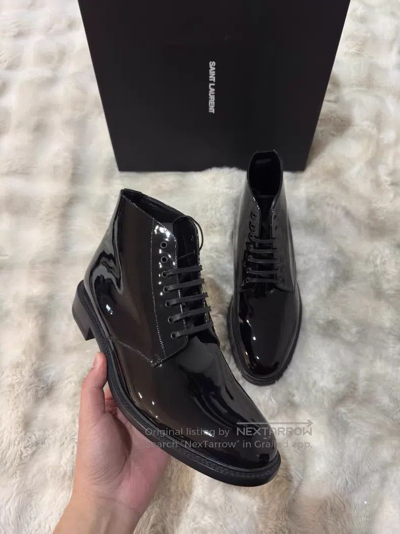 Saint Laurent Paris Saint Laurent Paris Men's Lace-up Boots Size US 10 / EU 43 - 3 Thumbnail