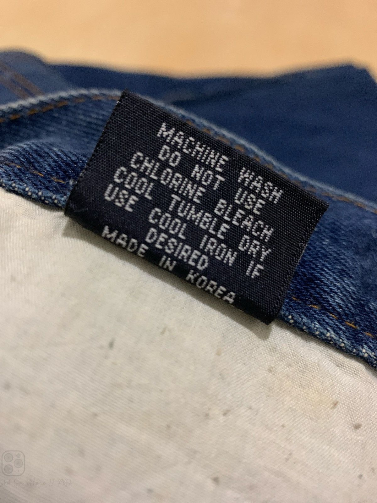 20471120 × Hysteric Glamour × Japanese Brand Vintage Y2k Damani Dada Baggy Denim Jeans Size US 32 / EU 48 - 12 Thumbnail