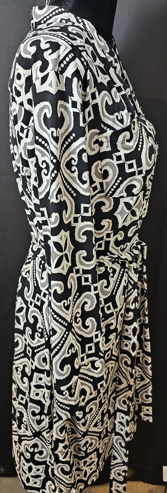 Other NWT Donna Morgan Dress Black & White Womens Size 12 Size XL / US 12-14 / IT 48-50 - 5 Thumbnail