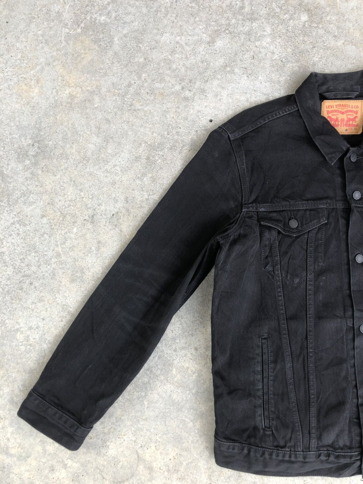 Levi's Y2k Levi’s Denim Jacket Distressed Size US XL / EU 56 / 4 - 5 Thumbnail