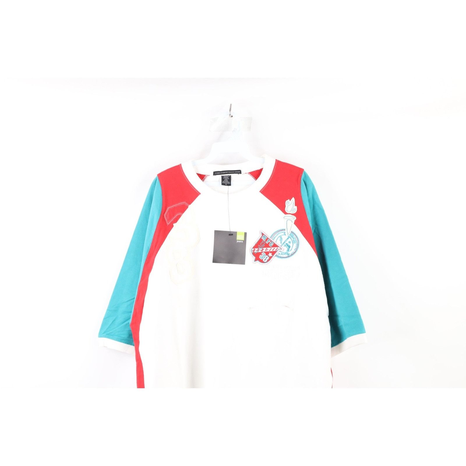 Marithe + Francois Girbaud × Vintage NOS Vintage 90s Marithe Francois Girbaud Baggy Torch T-Shirt Size US XL / EU 56 / 4 - 2 Thumbnail