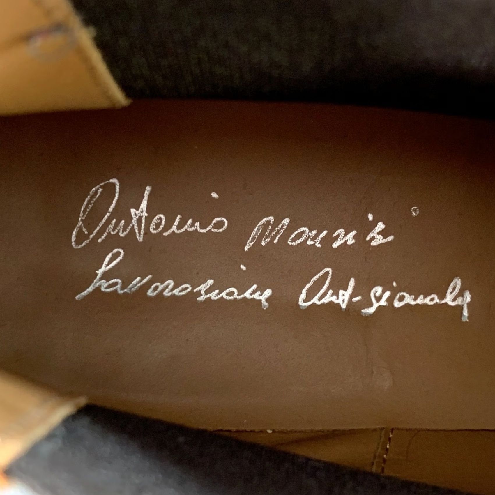 Vintage ANTONIO MAURIZI Size 13 Brown Leather Ankle Chelsea Boots Mens Shoes Boots Chelsea Italy Leather Upper 13 Brown Chelsea Mens Size US 13 / EU 46 - 7 Thumbnail