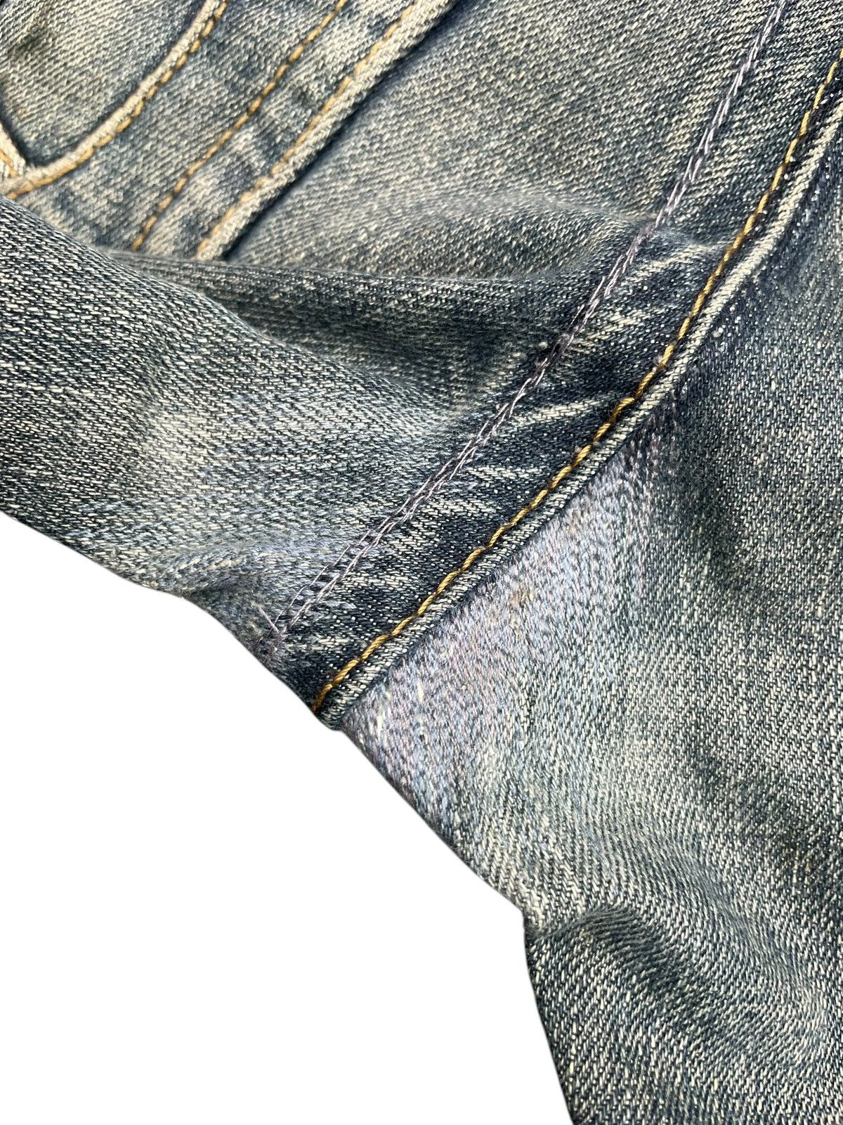Japanese Brand Semantic Design Flare Distresed Denim Size US 36 / EU 52 - 13 Thumbnail