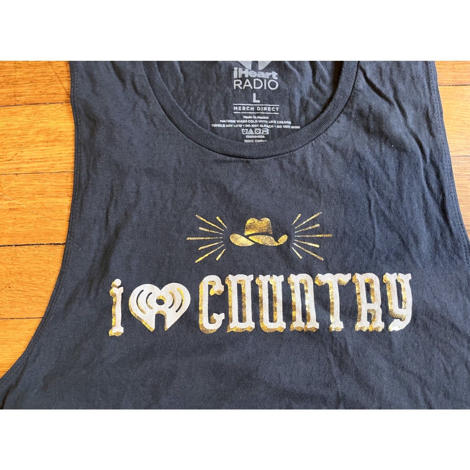 Vintage iHeart Country Festival Tank Women’s Large Black Tank Top Graphic Print Vintage No Size L / US 10 / IT 46 - 3 Thumbnail