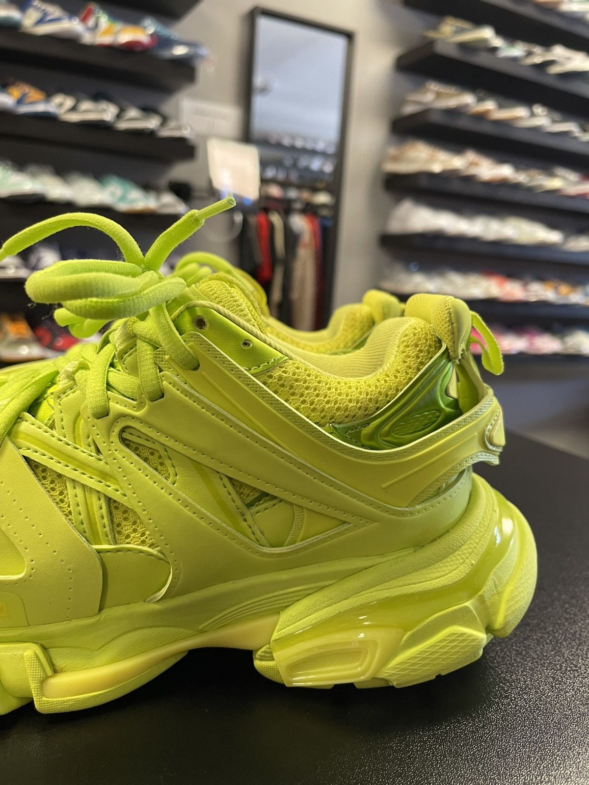 Balenciaga Size 6 - Balenciaga Track Trainer Lime Size US 6 / IT 36 - 5 Thumbnail