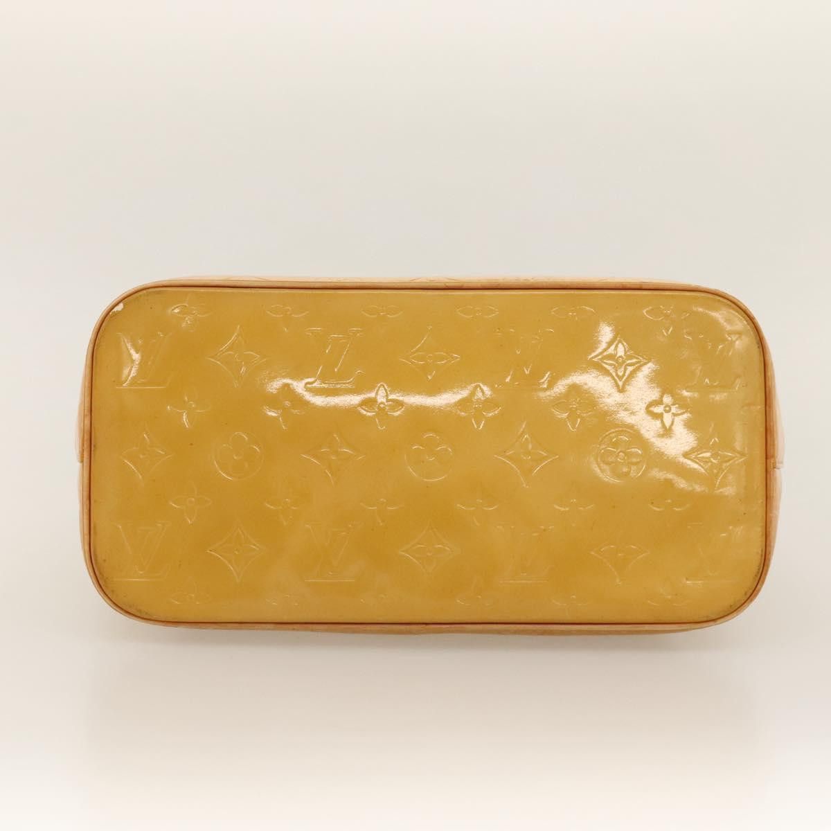 Louis Vuitton LOUIS VUITTON Monogram Vernis Houston Hand Bag Beige M91004 Size ONE SIZE - 5 Thumbnail