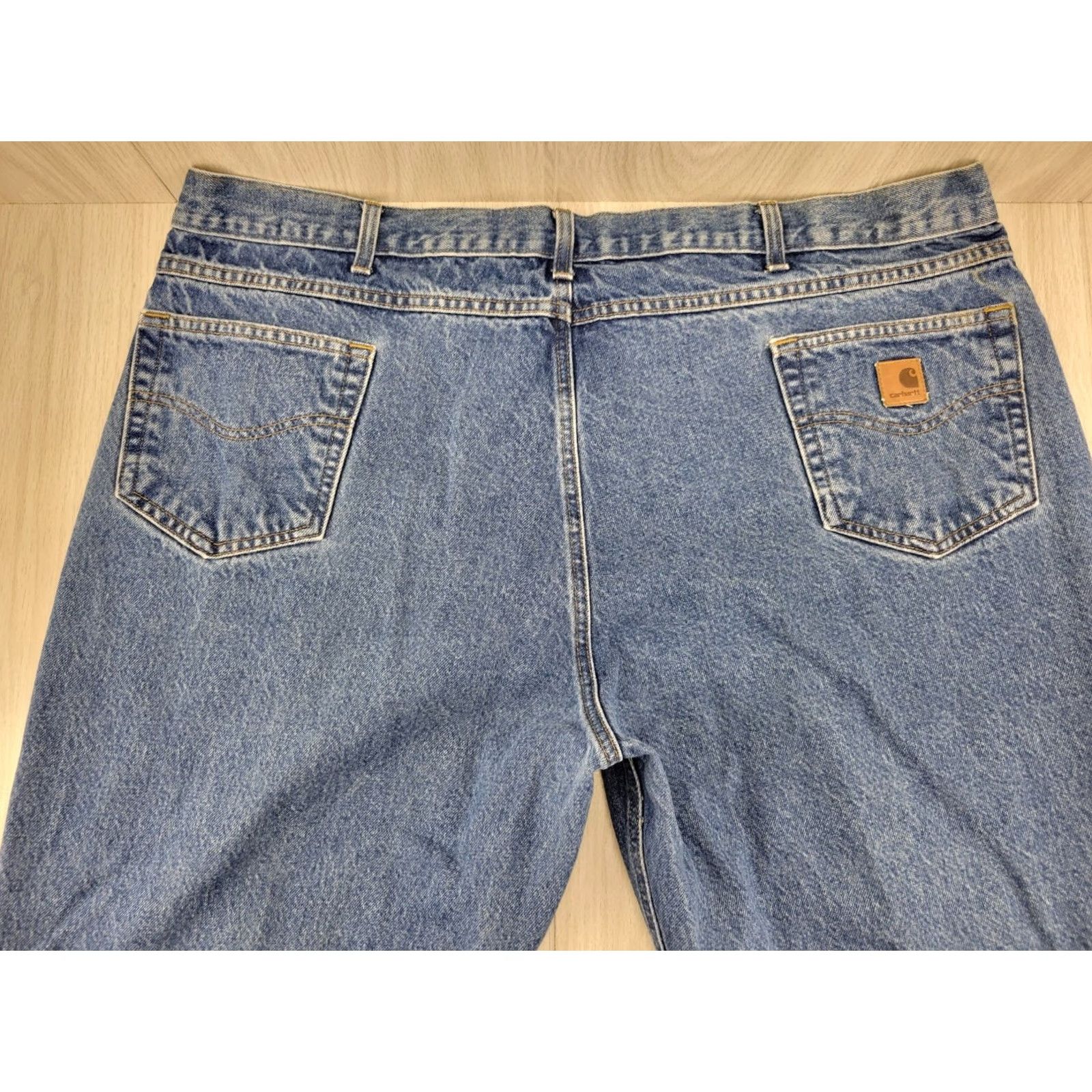 Carhartt Carhartt Jeans 48x30 Blue Denim Relaxed Fit Cotton Men Size US 32 / EU 48 - 7 Thumbnail