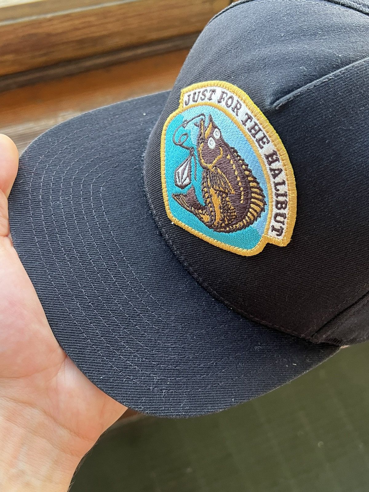 Vintage Y2k Hat VOLCOM Skateboards Cap Just For The Halibut Size ONE SIZE - 3 Thumbnail