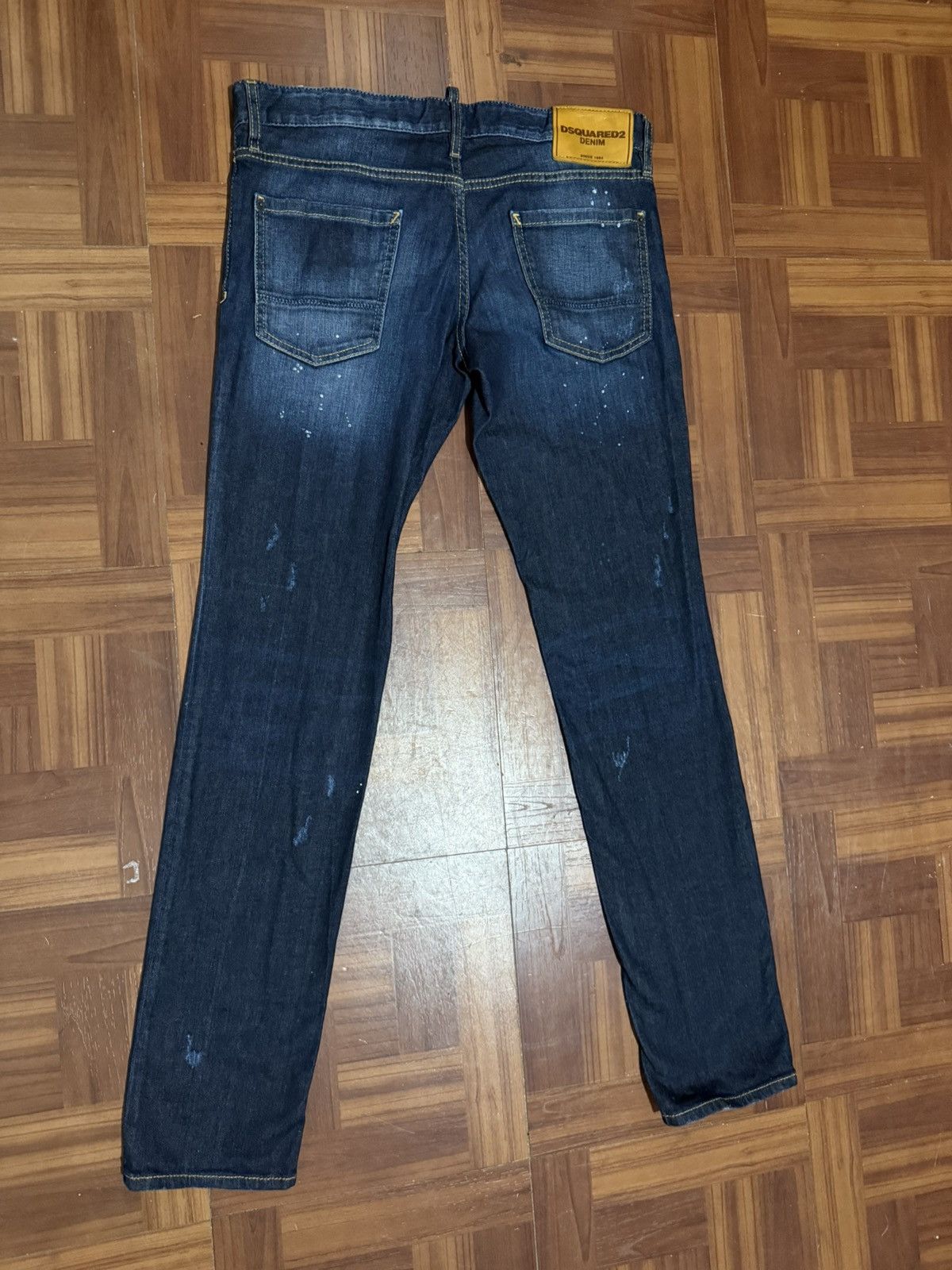 Designer × Dsquared2 DSquared2 Distressed Splattered jeans Size US 32 / EU 48 - 3 Thumbnail