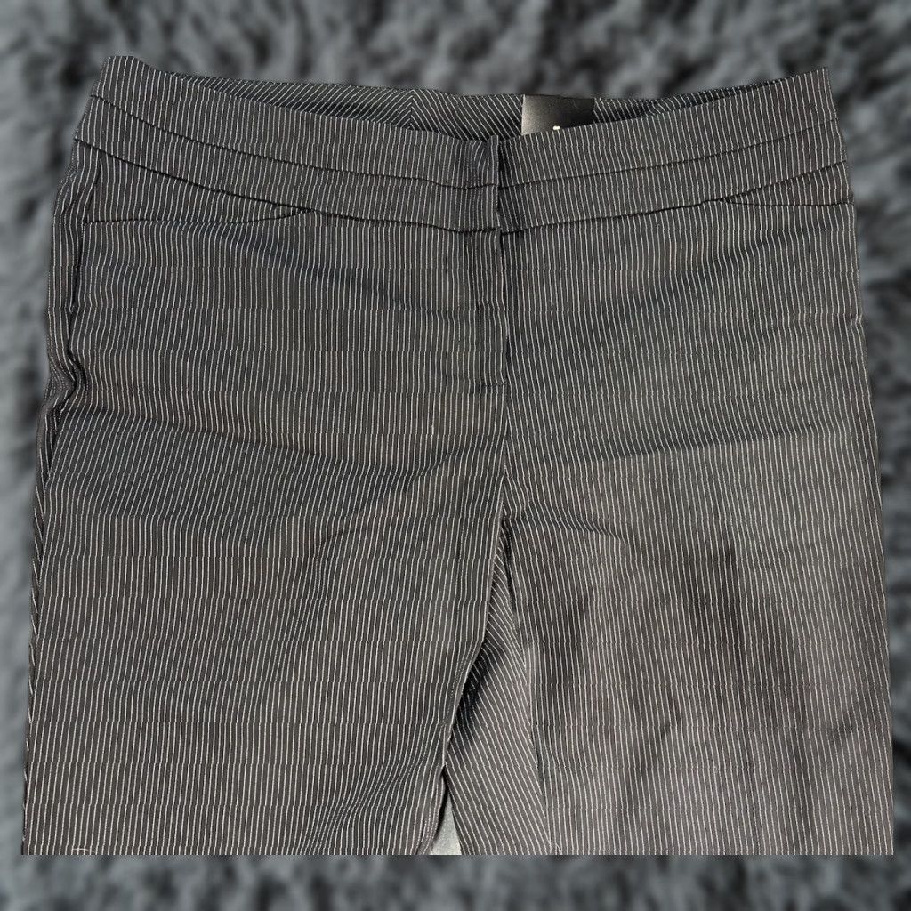 Doublet Heartsoul Women Pants Riley Straight Leg Mid Rise Double Waistband Size 15 Blue Striped Dress Pants Mens? No (Women) Size 36" / US 14 / IT 50 - 1 Thumbnail