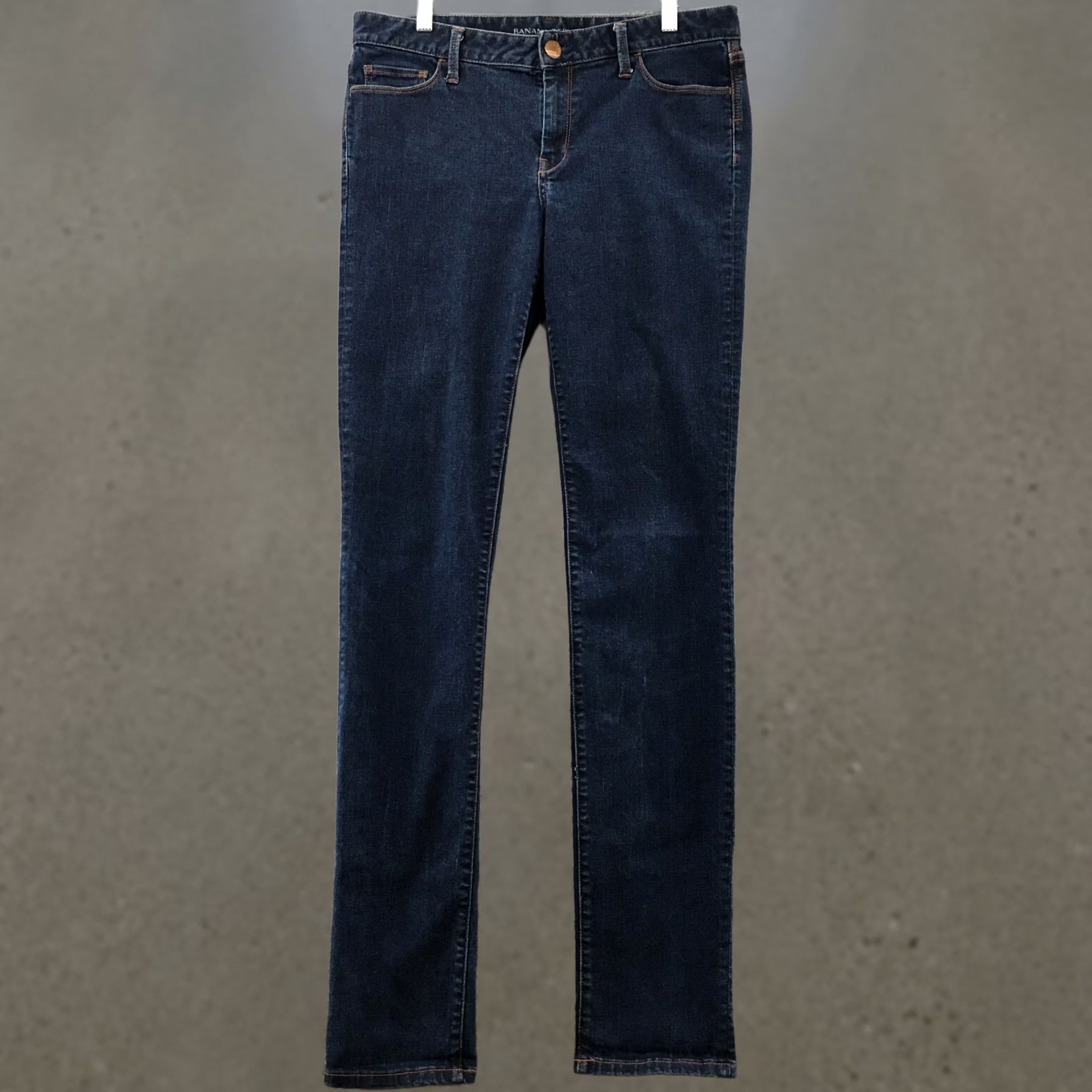 Banana Republic Banana Republic Skinny Jeans Womens 30 Blue Denim Mid Rise Zip Jeans Size 30" / US 8 / IT 44 - 1 Thumbnail