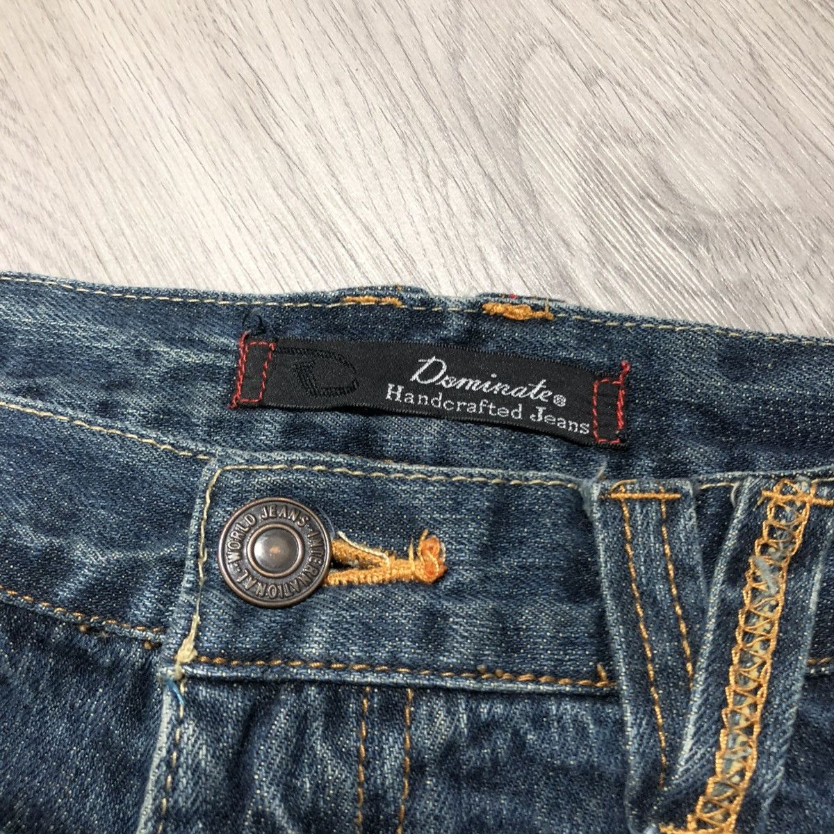 If Six Was Nine 2000s Breathmint Double Waist Faded Beauty Beast Lgb Jeans Size US 32 / EU 48 - 14 Thumbnail