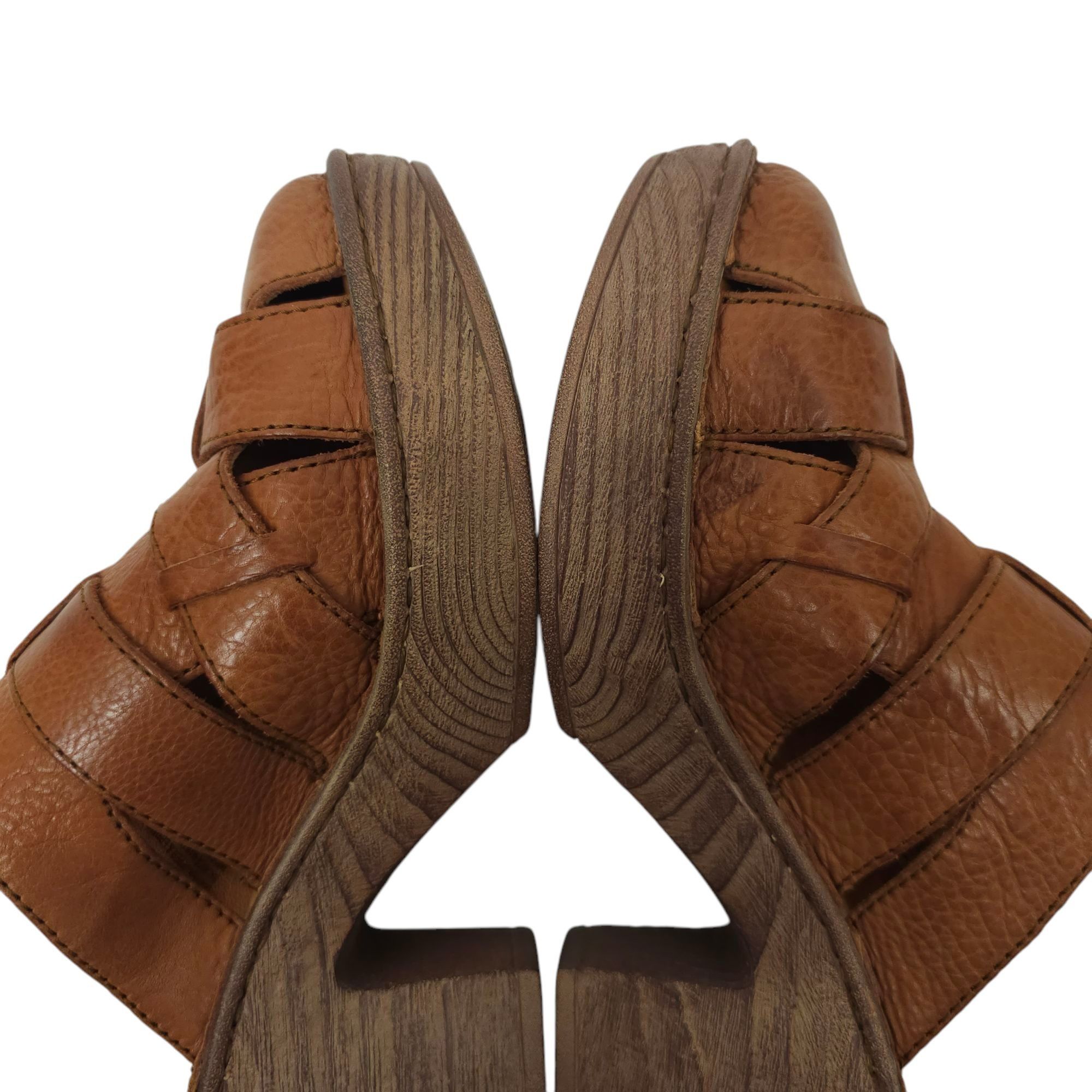 Born Born Pollina Clog Mule Womens Size 9 M Block Heel Platform Size US 9 / IT 39 - 13 Thumbnail
