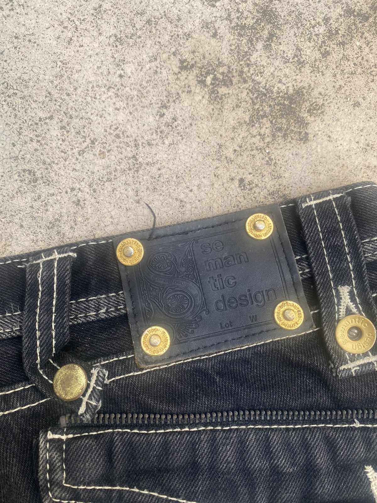 Japanese Brand Japanese Brand Semantic Design Clawmark Straightcut Denim Size US 32 / EU 48 - 19 Thumbnail