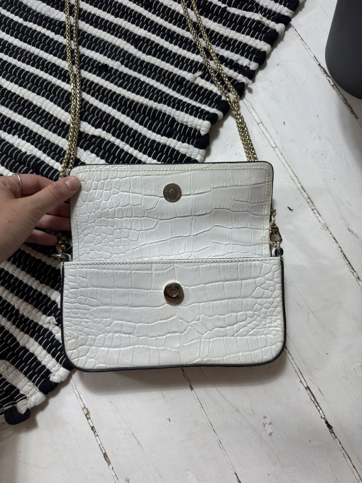 Cavalli Class VINTAGE CAVALLI CLASS CROCODILE MINI BAG Size ONE SIZE - 5 Thumbnail