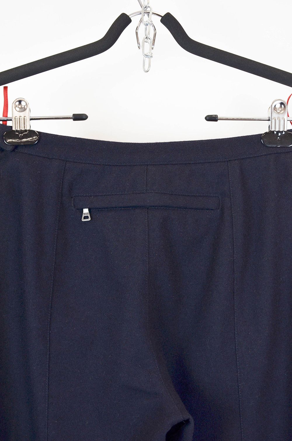 Prada Prada Navy Virgin Wool Pants – Made in Italy – Size 40 Size 27" / US 4 / IT 40 - 5 Thumbnail