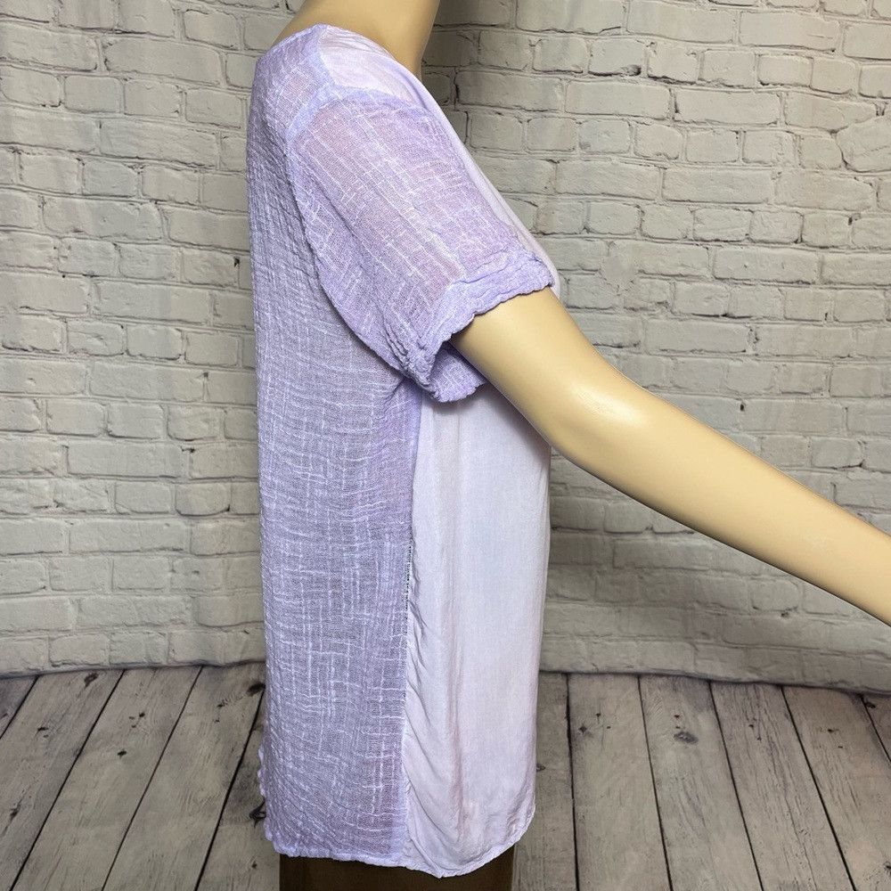 Other NWT New Tina + Jo Lilac Short Sleeve Sample Sale Top Size S Size S / US 4 / IT 40 - 4 Thumbnail