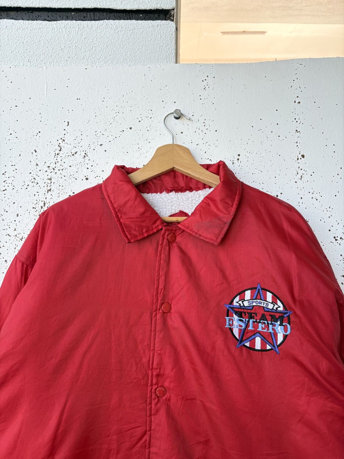 Vintage Super Rare‼️ Vintage 80s Sports Jacket Sherpa Lining Size US S / EU 44-46 / 1 - 4 Thumbnail