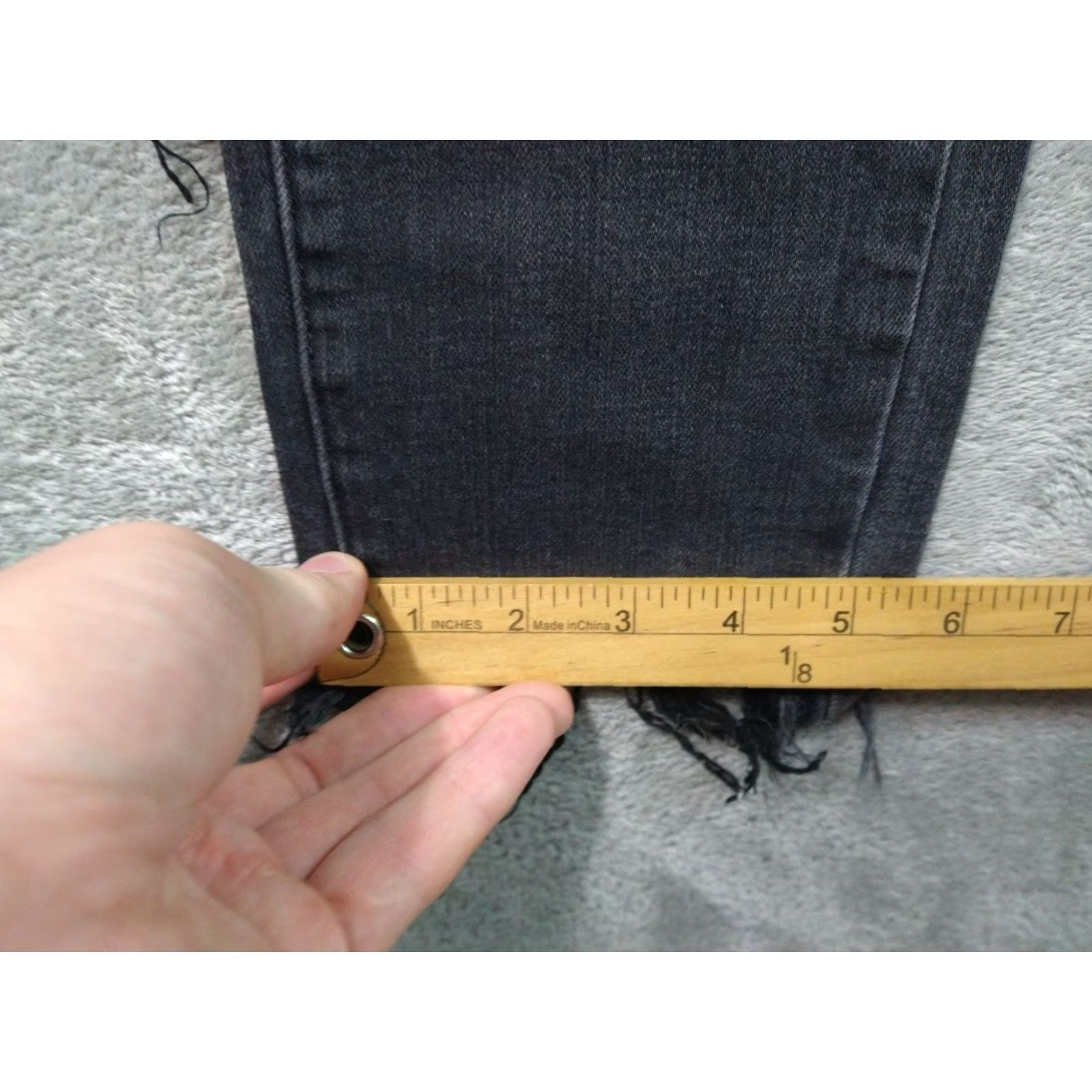 American Eagle Outfitters American Eagle Jeans Mens 28x30 Black Denim Extreme Flex 4 Skinny Distressed Size US 28 / EU 44 - 6 Thumbnail