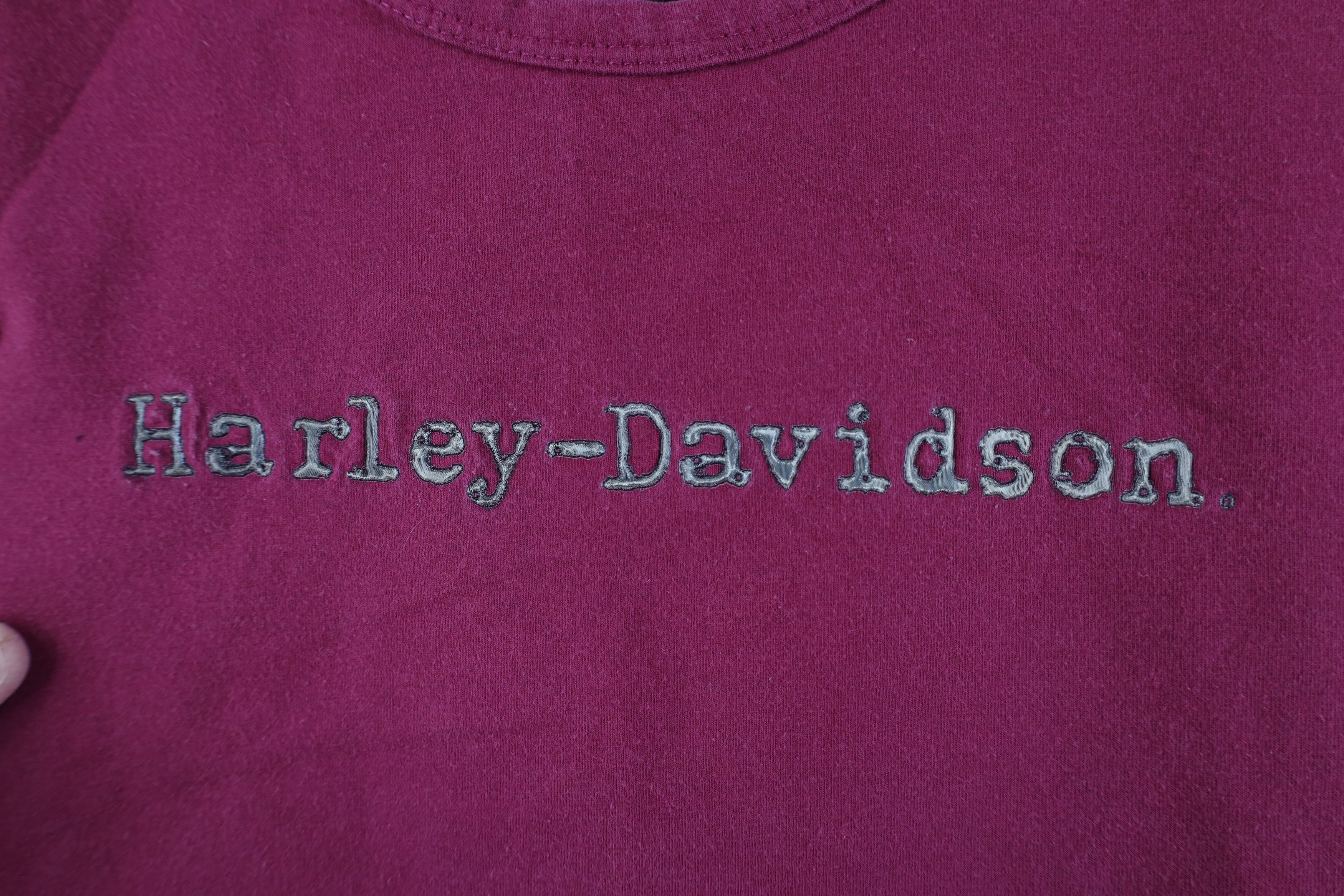 Harley Davidson Vintage 90s Harley Davidson Cropped Babydoll T-Shirt USA Size XL / US 12-14 / IT 48-50 - 4 Thumbnail