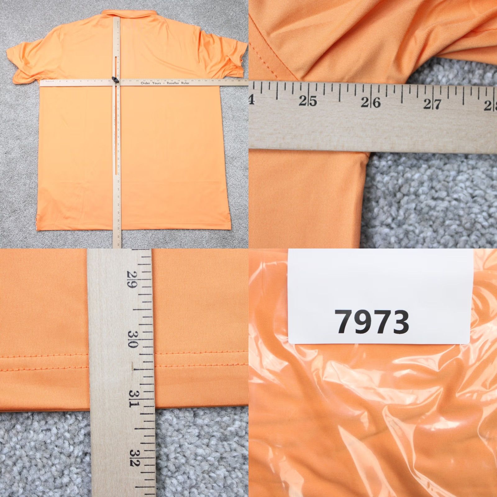 Vintage Maelreg Performance Polo Shirt Men 2XL XXL Orange Golf Poly Stretch Short Sleeve Size US XXL / EU 58 / 5 - 8 Thumbnail
