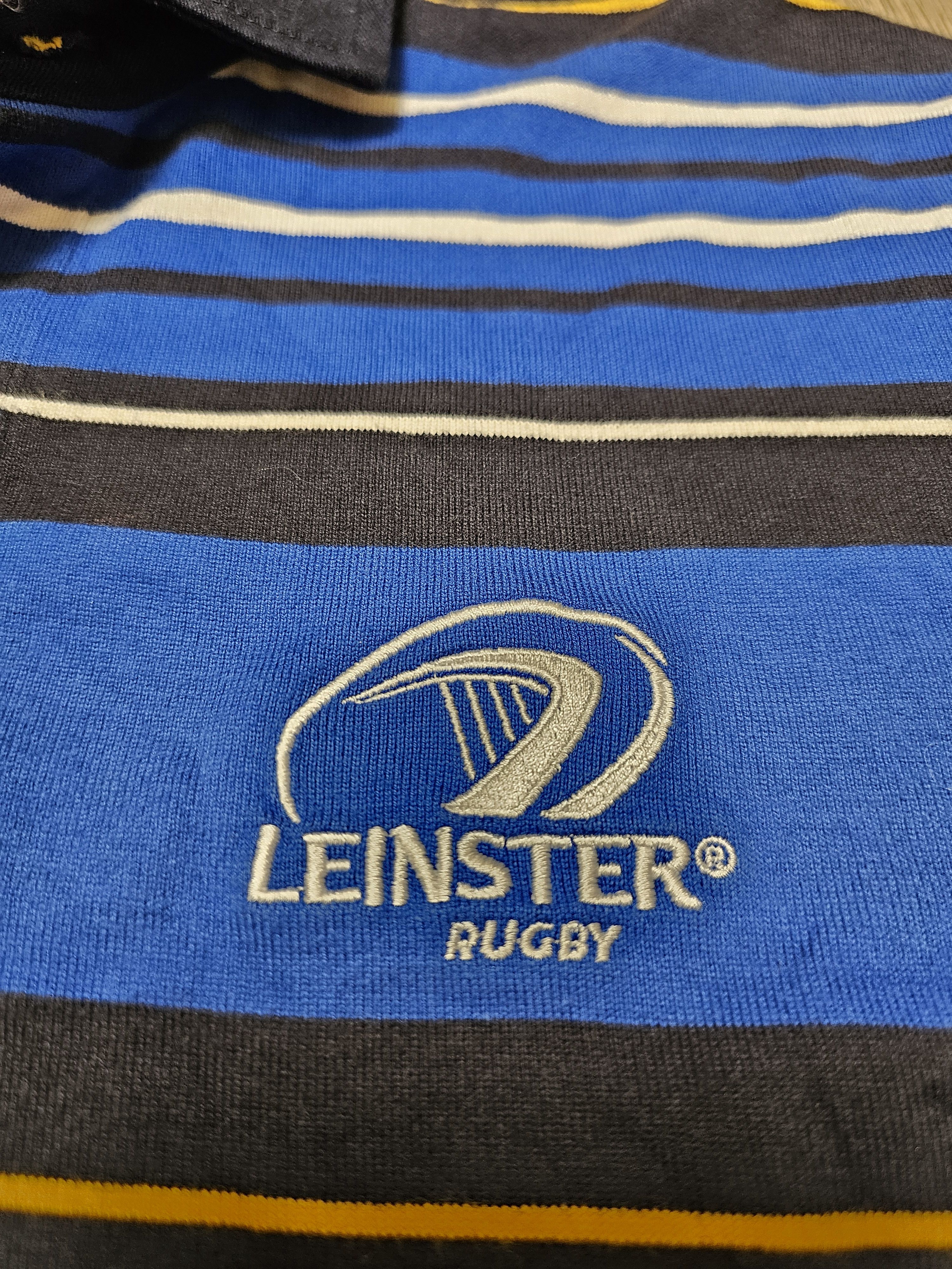 All Sport × Canterbury of New Zealand × Vintage LEINSTER RUGBY UNION VINTAGE SHIRT RUGBY COTTON POLO JERSEY Size US M / EU 48-50 / 2 - 4 Thumbnail