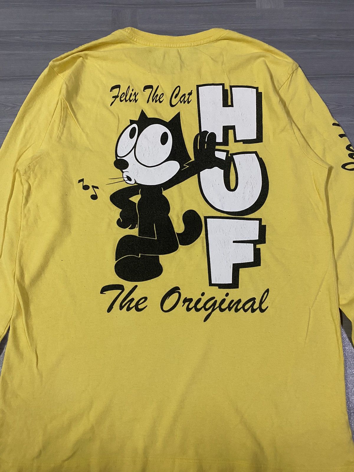 Huf Huf x Felix The Cat Graphics Yellow Long Sleeve Size US S / EU 44-46 / 1 - 6 Thumbnail