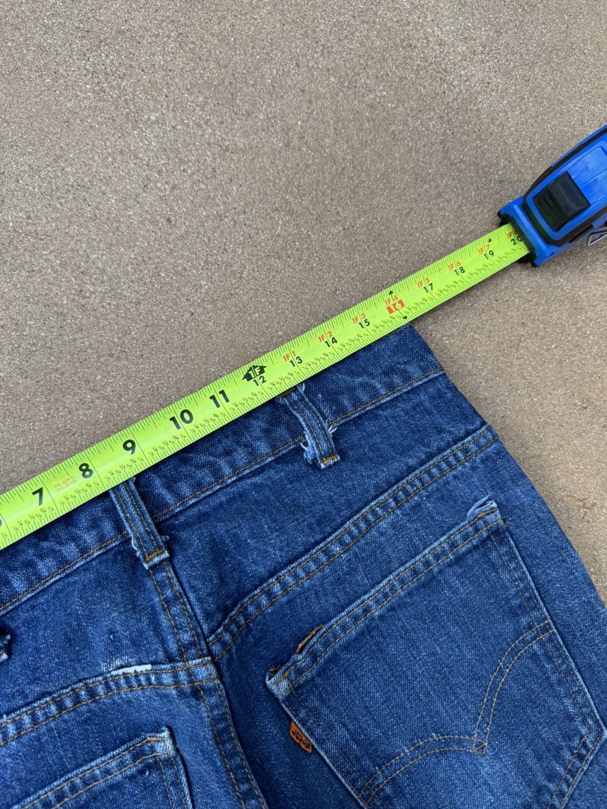 Levi's Vtg 80’s Levi’s 646 Orange Tab Bellbottom Flare Jeans 32x27 Size US 32 / EU 48 - 9 Thumbnail