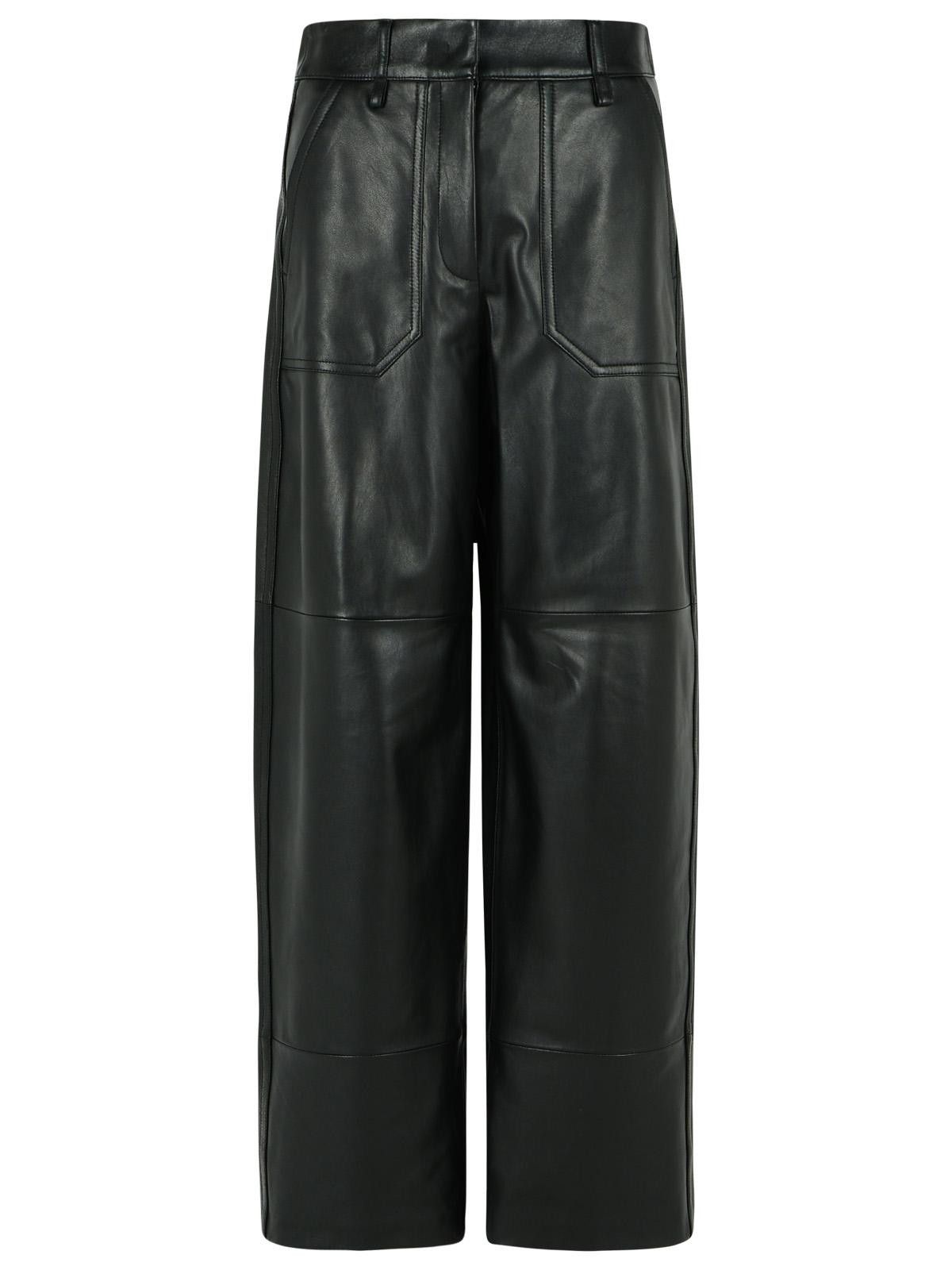 パンツ SPORTMAX Black stretch satin Adepto1234 pant SportMax Black Stretch Satin Adepto1234 Pant Sportmax