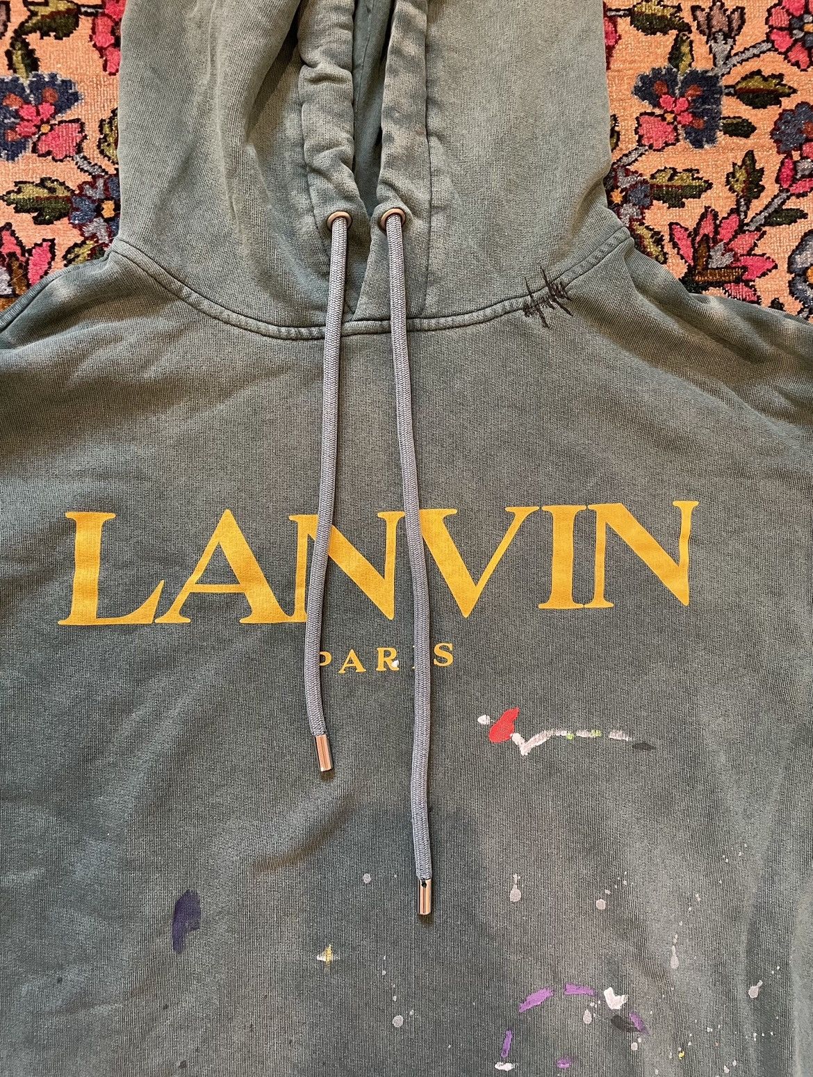 Gallery Dept. × Lanvin Lanvin X Gallery Dept. Paint Splatter Hoodie Size US XL / EU 56 / 4 - 3 Thumbnail
