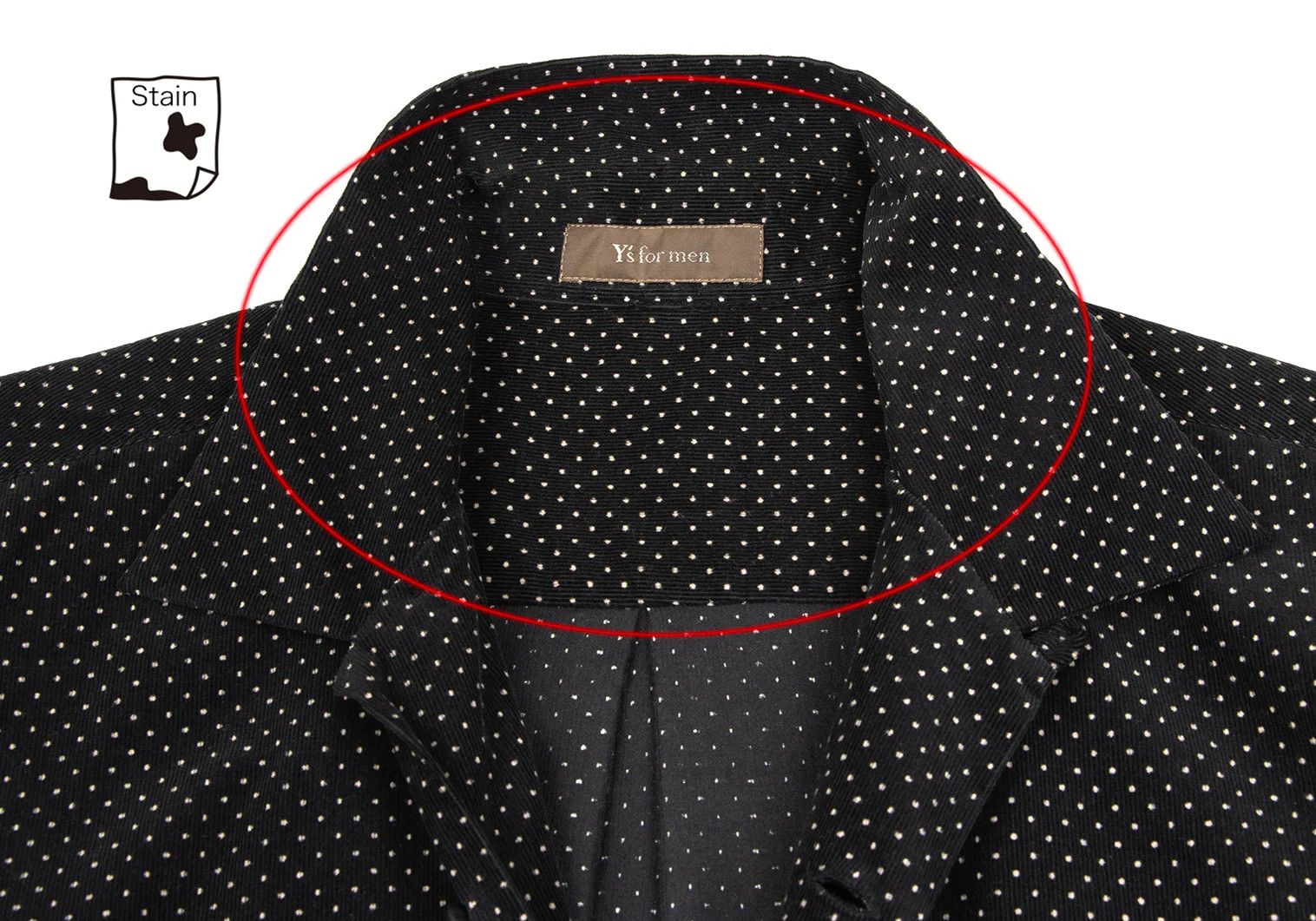 Jean Paul Gaultier Open Collar Dot Shirt in Black Beige (Size M) Size US M / EU 48-50 / 2 - 4 Thumbnail