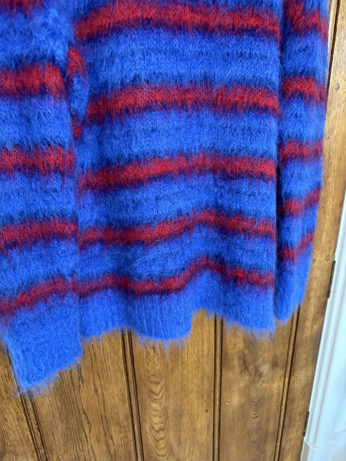 Marni FW19 Marni most wanted blue red cardigan Harry Styles M XL Size US M / EU 48-50 / 2 - 16 Thumbnail