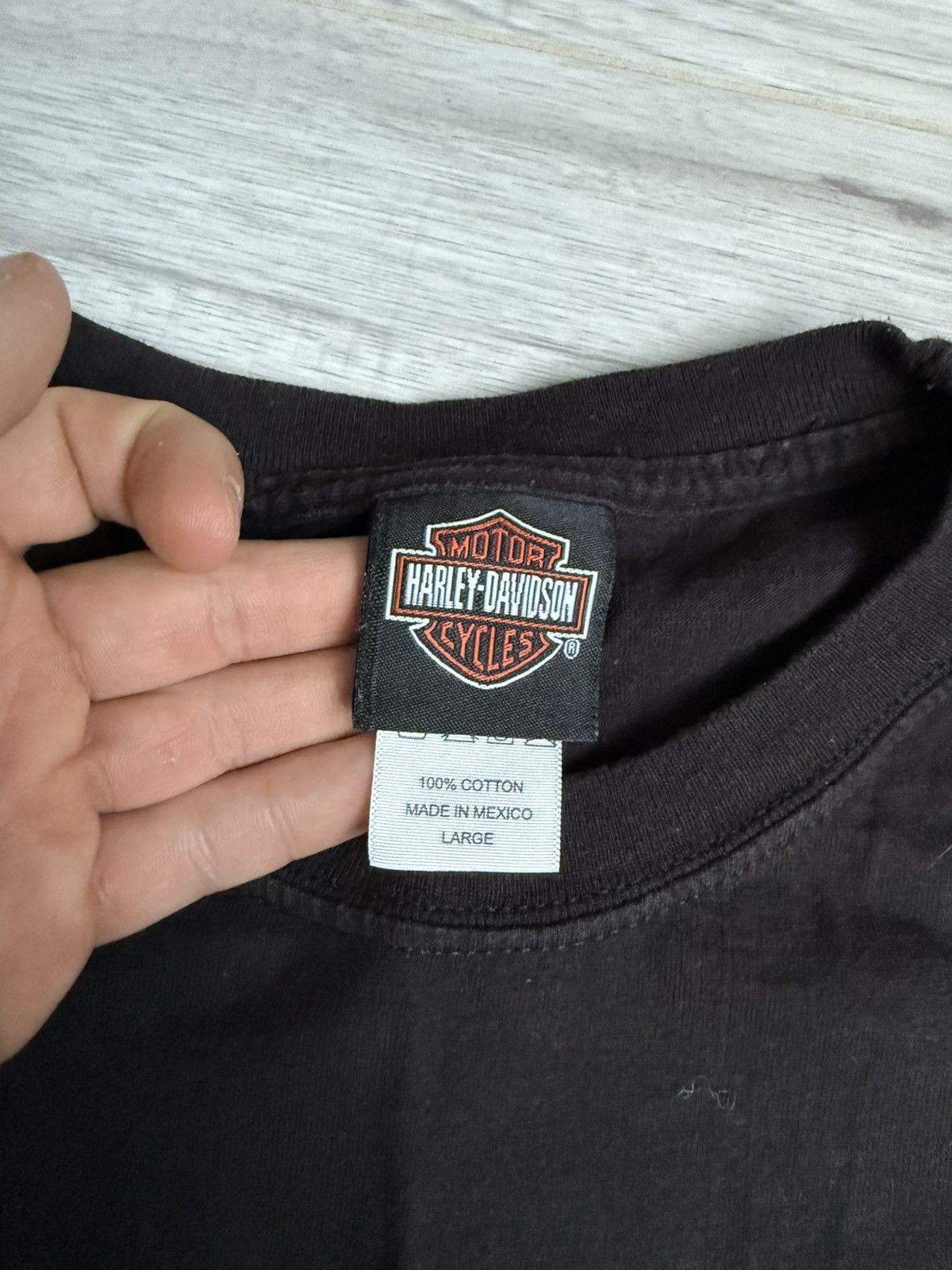 Harley Davidson × Vintage Vintage tee Harley Devidson Lorida American eagle USA logo Size US L / EU 52-54 / 3 - 2 Thumbnail