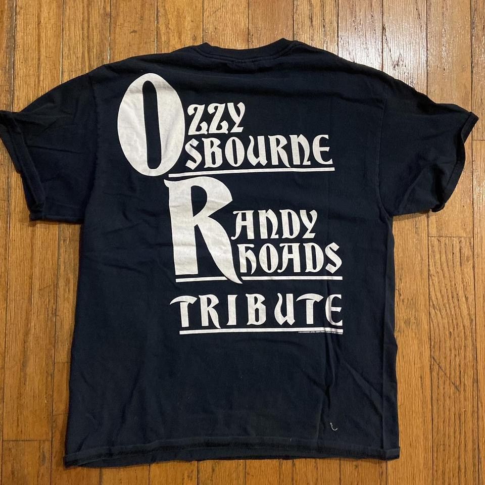 Vintage Ozzy Osbourne / Randy Rhoads tribute vintage tee Size US M / EU 48-50 / 2 - 2 Thumbnail